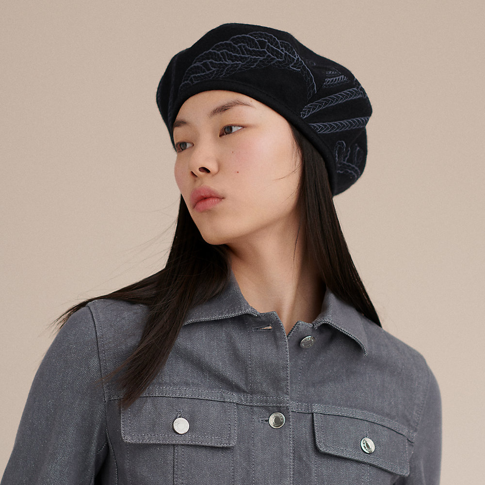 SaintHonore en Finesse beret Hermès UK